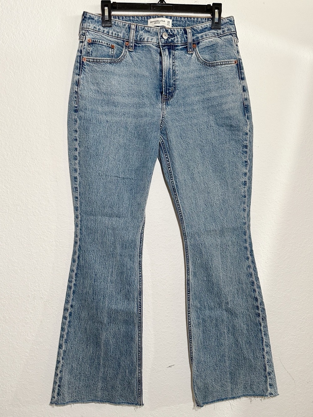 New Abercrombie & Fitch The Bootcut Mid Rise Curve Love Jeans Size 26 Short $90